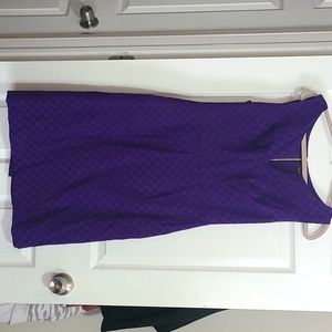 Purple textured dress